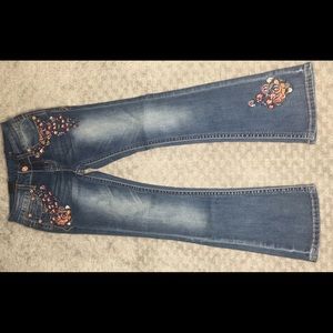 Girls Grace in LA Embroidered Jeans-10